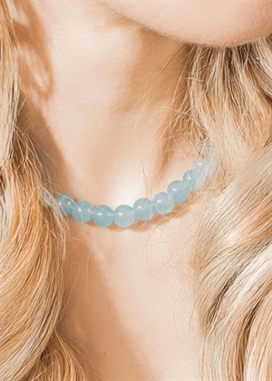 Candy Coral Lagoon M necklace Light Blue Gilded House Of Vincent 
